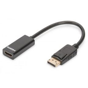 Adaptor ASSMANN Displayport Male - HDMI Female, 0,15m, black