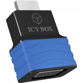 Adaptor Raidsonic IcyBox, HDMI Male - VGA Female, Black-Blue