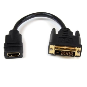 Adaptor Startech HDDVIFM8IN, HDMI - DVI-D, Black