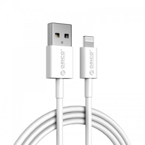 Cablu de date Orico AL01-10-WH, USB - Lighting, 1m, White