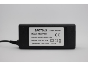 Alimentator SMPS (sursa alimentare in comutatie) AC/DC 24V 2,5A (2500mA) pentru camere cu mufa 5,5x2,5mm, cablu DC 150cm OEM HCT014-121