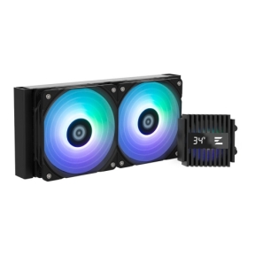 Cooler Procesor Zalman Alpha2 A24, ARGB LED, 2 x 120mm, Black