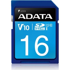Memory Card SDHC A-data Premier 16GB, Class 10, UHS-I U1, V10