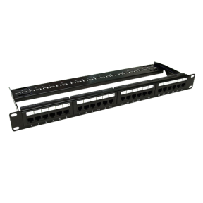Patch Panel ASYTECH Networking ASY-PP-UTP6-24, 19inch, 1U, 24 porturi, Cat6, UTP, Black