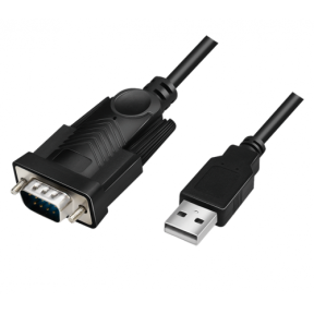 Cablu Logilink AU0048A, USB - VGA, 1.5m, Black