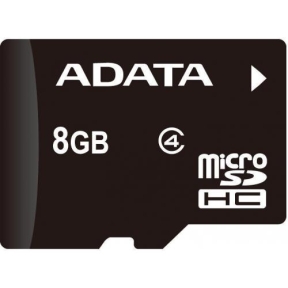 Memory Card microSDHC A-data 8GB, Class 4