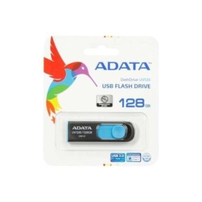 Stick Memorie A-Data UV128 128GB, USB3.0, Black-Blue