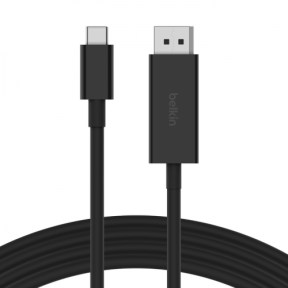 Cablu Belkin AVC014BT2MBK, USB-C - DisplayPort, 2m, Black