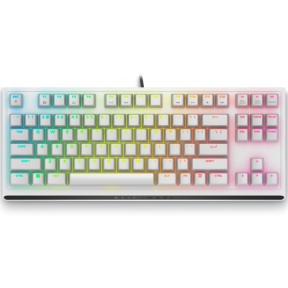 Tastatura Dell Alienware AW420K TKL, RGB LED, USB, Lunar Light