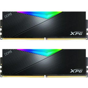 DIMM 32 GB DDR5-6400 (2x 16 GB) Dual-Kit (schwarz, AX5U6400C3216G-DCLARBK, Lancer RGB, INTEL XMP)
