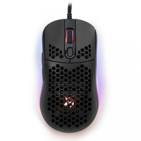 Mouse Optic Arozzi FAVO RGB, USB, Black