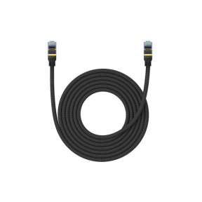 Patch Cord Baseus B0013320B111-05, Cat7, UTP, 5m, Black