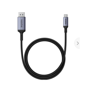 Cablu Baseus B0063370D111-00, Displayport male - USB-C male, 1.5m, Black