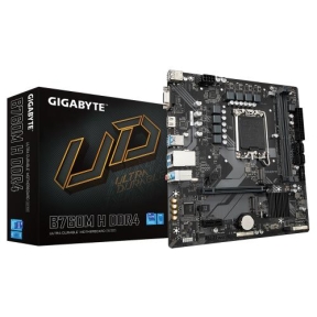 Placa de baza Gigabyte B760M H DDR4, Intel B760, Socket 1700, mATX