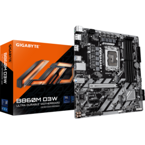 B860M D3W, LGA1851, DDR5, mATX, Negru