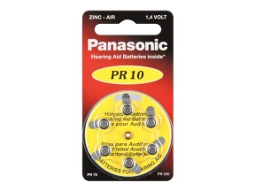 Baterie auditiva zinc-air 1,4V 100mAh V10 HA10 PR70 PR10 Panasonic
 PANASONIC HCT012-059