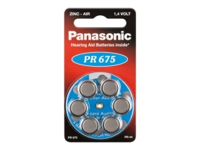 Baterie auditiva zinc-air 1,4V 650mAh V675 HA675 PR44 PR675 Panasonic
 PANASONIC HCT012-062