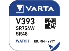 Baterie buton varta V393/SR48 AG5 1.55V oxid de argint VARTA HCT012-160