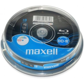 BD-R Maxell 4x, 25GB, 10buc, Spindle