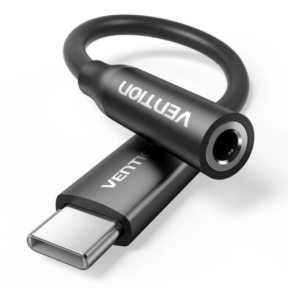 Cablu alimentare si date Vention, USB-C la JACK (M) 3.5mm, , , , PVC, negru, "BIIBA" (timbru verde 0.08 lei) -6922794792692