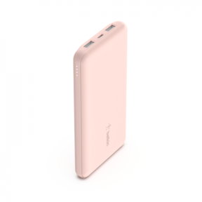 Baterie portabila Belkin Boost Charge 10K, 1x USB-C, 2x USB, 10.000mAh, Rose Gold