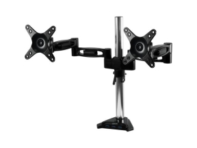 Suport Arctic Z2 Pro cu hub USB pentru 2 monitoare, Black