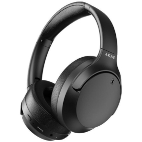 Casti cu microfon Akai BTH-P200ANC, Bluetooth, Black