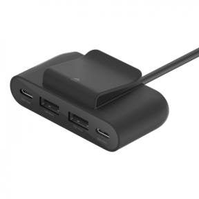 Adaptor alimentare BELKIN BoostCharge BUZ001BT2MBKB7, 2x USB-A, 2x USB-C, Black