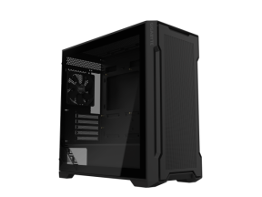 C102 GLASS, Mid-Tower, Negru
