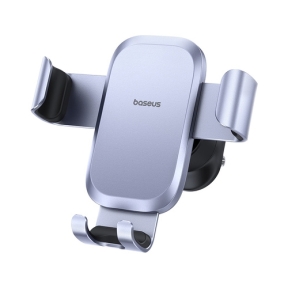 SUPORT AUTO Baseus Metal Age Gravity pt. SmartPhone, fixare in grilaj ventilatie, gri "C40478701813-00" - 6932172678746