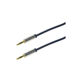Cablu audio Logilink CA10500, 3.5mm jack male - 3.5mm jack male, 5m, Black