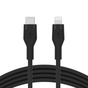 Cablu de date Belkin CAA009BT1MBK, USB-C - Lightning, 1m, Black