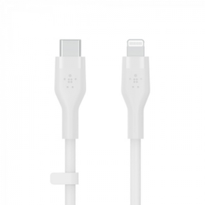 Cablu de date Belkin Flex, USB-C - Lightning, 2m, White