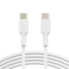 Cablu de date Belkin CAB003BT1MWH, USB-C - USB-C, 1m, White