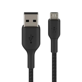 Cablu de date Belkin CAB007BT1MBK, USB-A - micro USB, 1m, Black