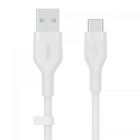 Cablu de date Belkin CAB008BT1MWH, USB - USB-C, 1m, White