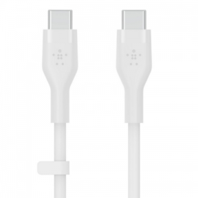 Cablu de date Belkin Flex, USB-C - USB-C, 1m, White