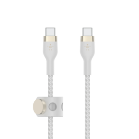 Cablu de date Belkin CAB011BT2MWH, USB-C - USB-C, 2m, White