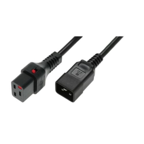Cablu ASSMANN IEC C20 Male - IEC C19 Female, 3m, Black