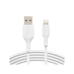 Cablu de date Belkin CAA001BT1MWH, USB - Lightning, 1m, White