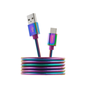 Cablu de date Canyon Ultra-durable, USB - USB-C, 1.2m, Mov