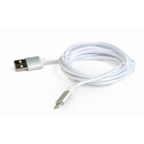 Cablu de date Gembird, USB 2.0 - Lightning, 1.8m, Silver