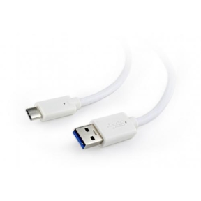 Cablu de date Gembird, USB 3.0 - USB-C, 0.1m, White