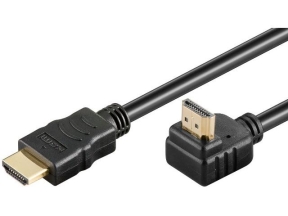Cablu HDMI 3m HS (viteza inalta) HDMI tata la HDMI tata un capat cotit 90&deg; V1.4 HCT HCT31918