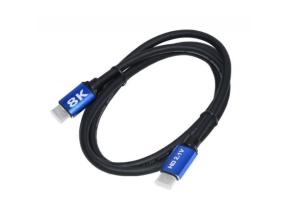 Cablu HDMI versiune 2.1 HDMI A tata la HDMI A tata, 1m, rezolutie maxima: 8K@120Hz/60Hz HCT HCT028-198