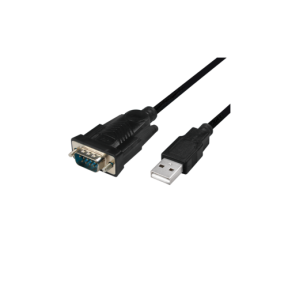 Cablu Logilink AU0048, USB 2.0 - Serial adapter, 1.5m, Black