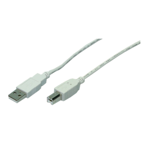 Cablu LogiLink CU0009, USB 2.0 Male - USB Tip B Male, 5m, White