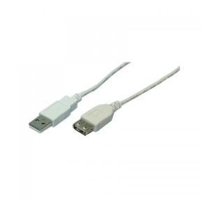 Cablu Logilink CU0012, USB male - USB female, 5m, Grey