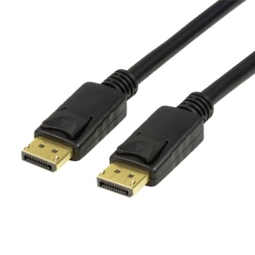 Cablu Logilink CV0119, Displayport - Displayport, 1m, Black