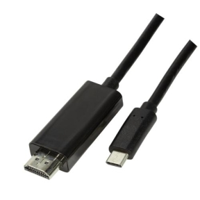 Cablu Logilink UA0330, USB 3.2 Gen 1 Male - HDMI Male, 3m, Black